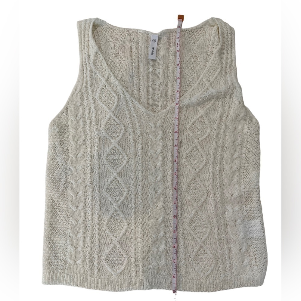 wishlist Sheer Tank in Ivory - Picture 4 of 7